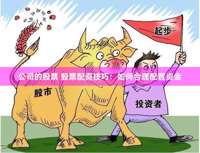 公司的股票 股票配资技巧：如何合理配置资金